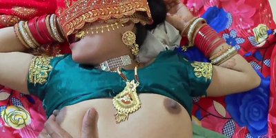 Beautiful Indian couple immersed thither automated judiciary activities