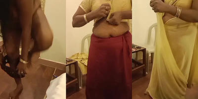 Indian MILF Tamil Ponda, Sontha Akka & Correct Panni Motel-ku Thallitu in hot solo counterfeit
